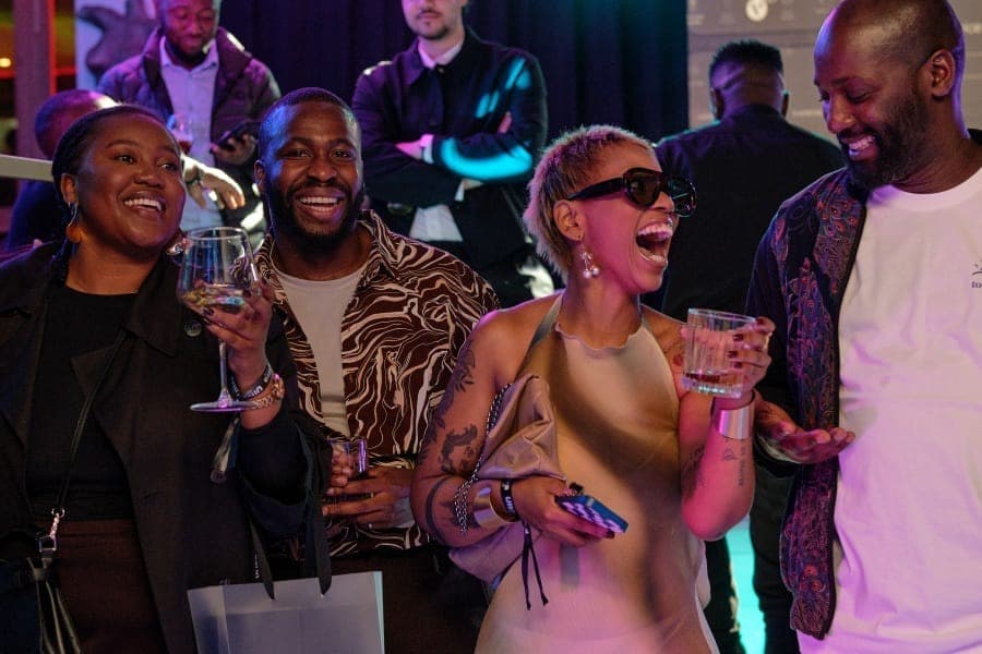 Guests celebrating at a Vuse event in the WiggleVerse